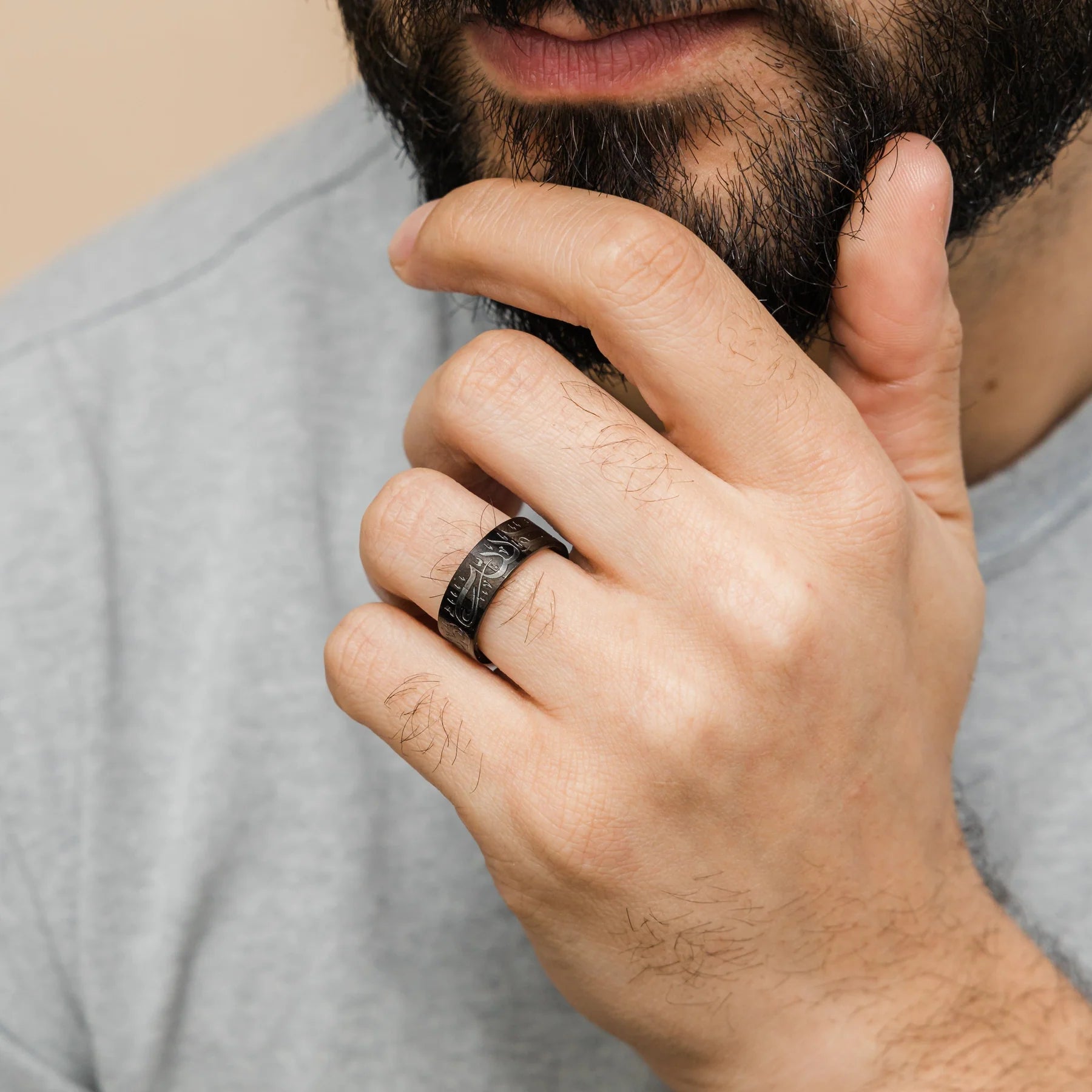 Alhamdulillah Ring: Symbol of Faith and Elegance - Men