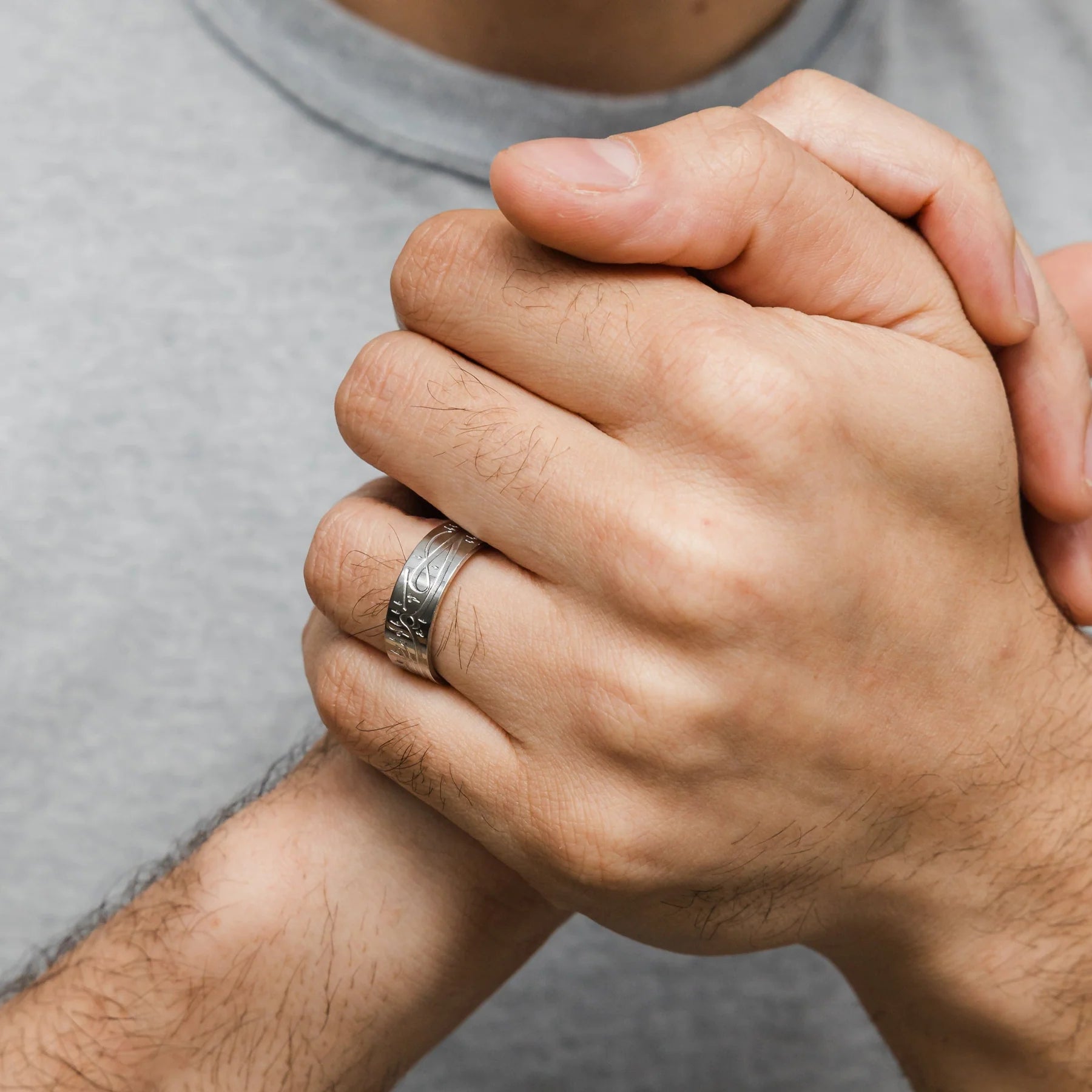 Alhamdulillah Ring: Symbol of Faith and Elegance - Men